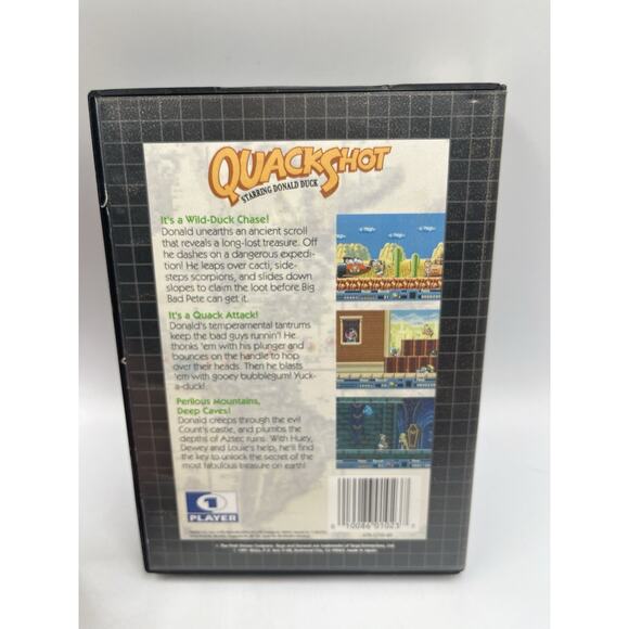QuackShot Starring Donald Duck (Sega Genesis, 1991) - Picture 2 of 8